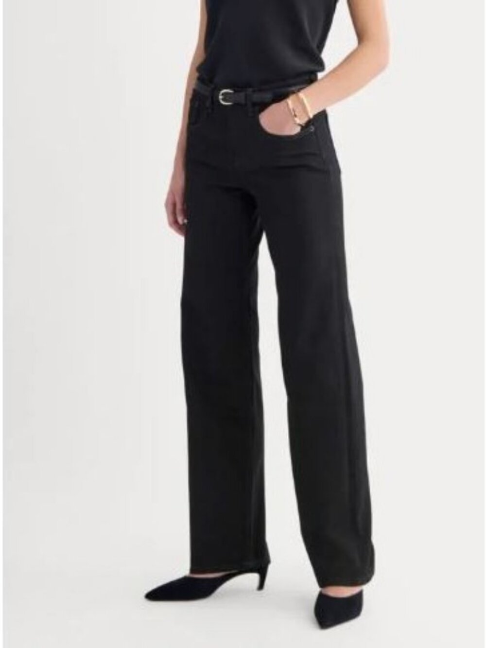 Everlane The Column Jean Black Size 27 Long NWT